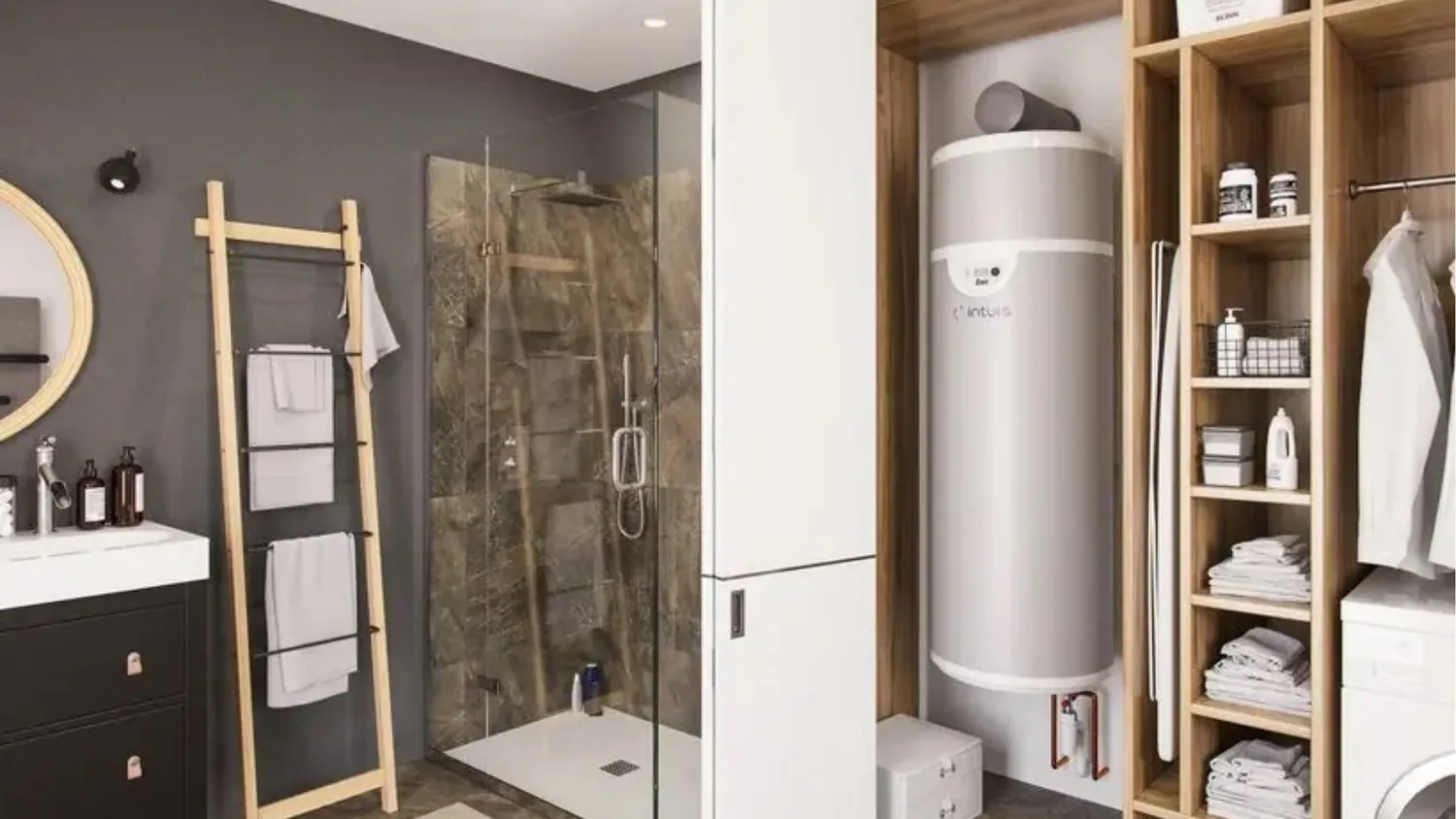 Poêle installé dans un intérieur chaleureux